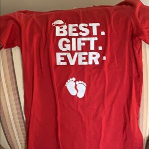 Maternity seasonal short sleeve T-shirt